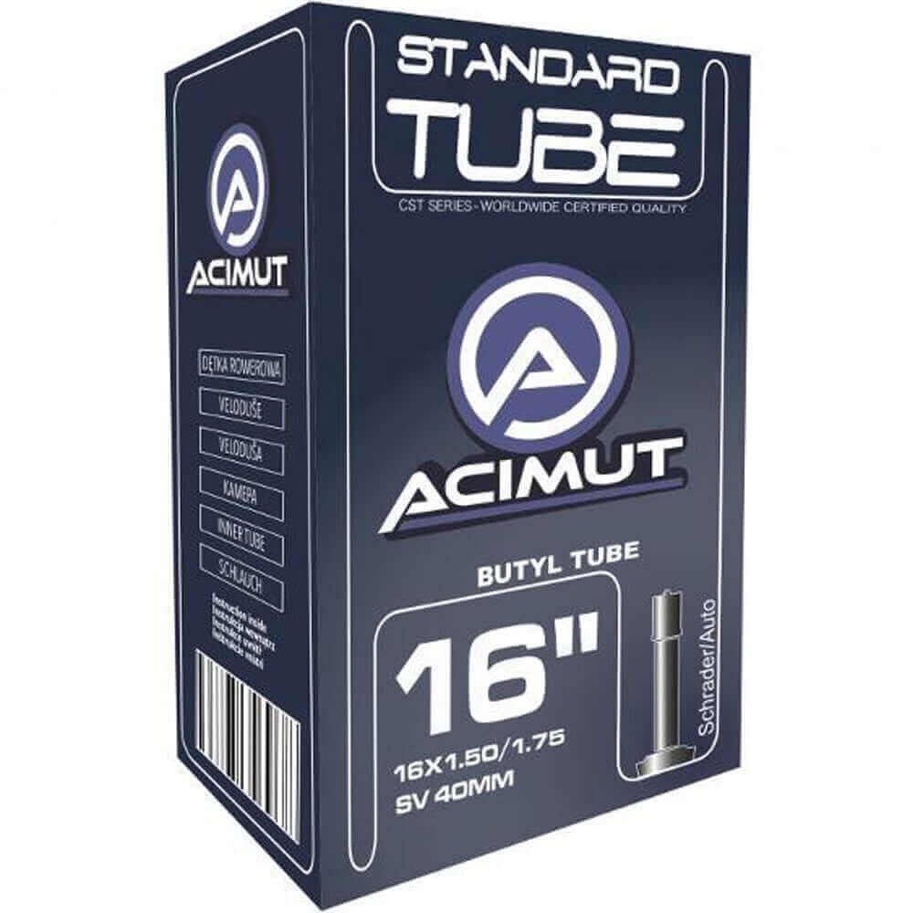 Tube Acimut 16 x 1.75-2.125 - Schrader Valve - Black