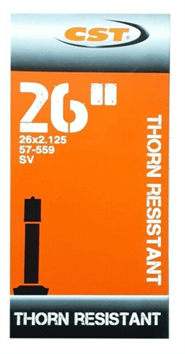 CST Tube Thornproof 26 x 1.9-2.125 Schrader Valve 48mm Black