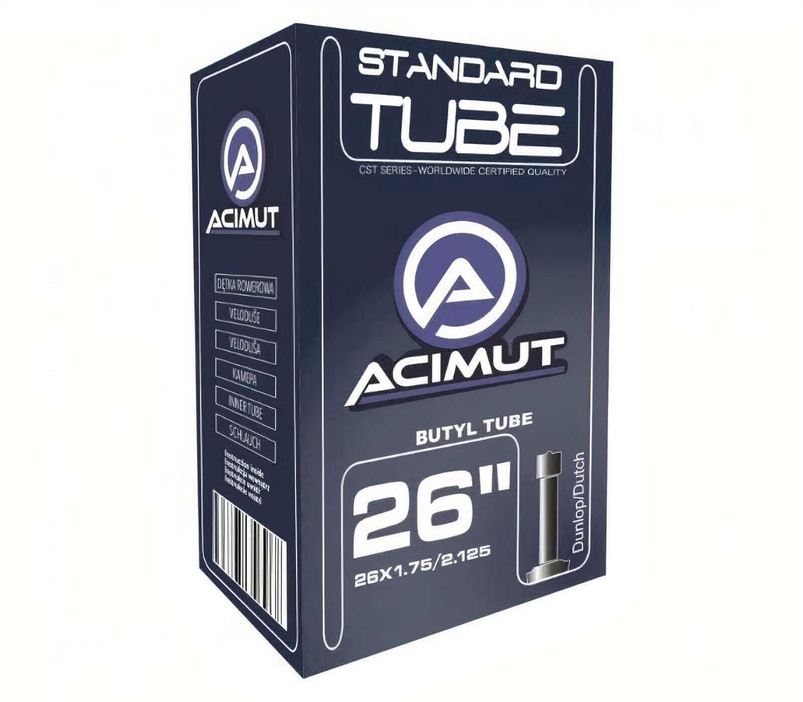 CST Tube Acimut 26 x 1.75-2.125 Presta Valve 48mm Black