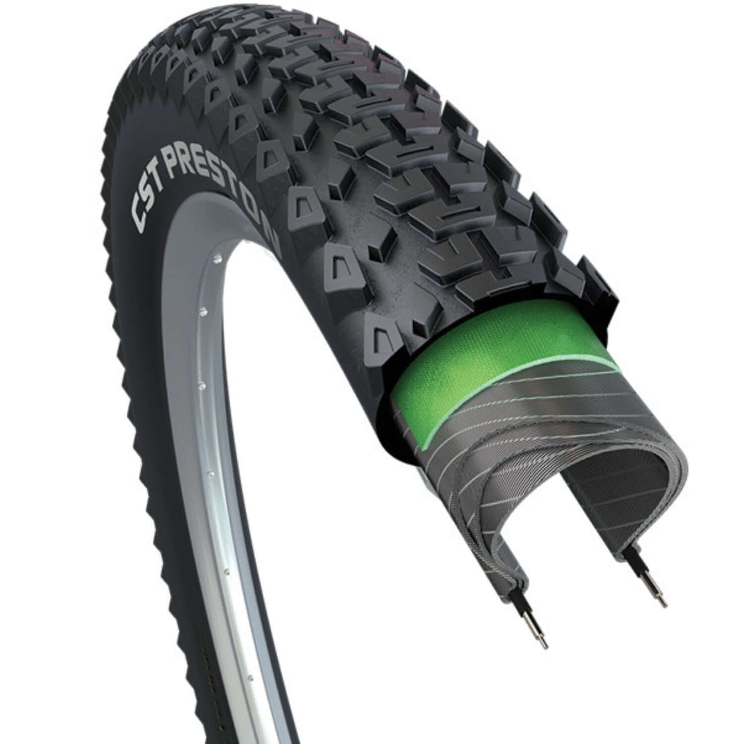 Preston 27.5 x 2.35 - Cobweb Defender Wirebead E-Cargo - Black