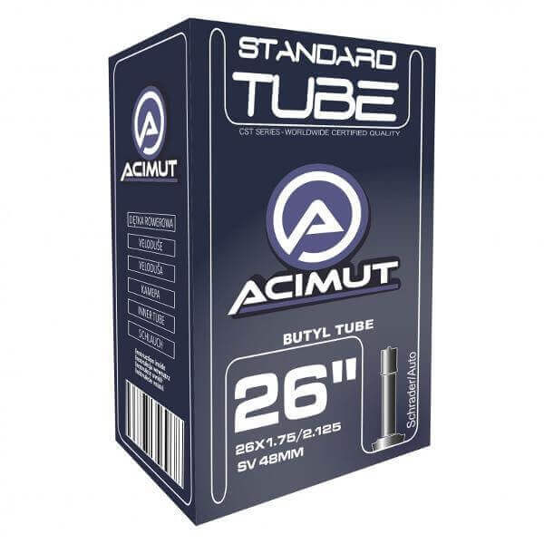 CST Tube Acimut 26 x 1.75-2.125 Schrader Valve 48mm Black